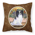 Carolines Treasures SS8210PW1414 Papillon Decorative Canvas Fabric Pillow, Large, Multicolor