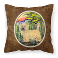 Carolines Treasures SS8229PW1414 Cairn Terrier Decorative Canvas Fabric Pillow, Large, Multicolor