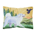 Carolines Treasures SS8241PW1216 Great Pyrenees Decorative Canvas Fabric Pillow, Large, Multicolor