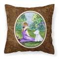 Carolines Treasures SS8246PW1414 Westie Decorative Canvas Fabric Pillow, Large, Multicolor