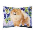 Carolines Treasures SS8251PW1216 Pomeranian Decorative Canvas Fabric Pillow, Large, Multicolor