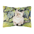 Carolines Treasures SS8265PW1216 Cat - Burmese Decorative Canvas Fabric Pillow, Large, Multicolor