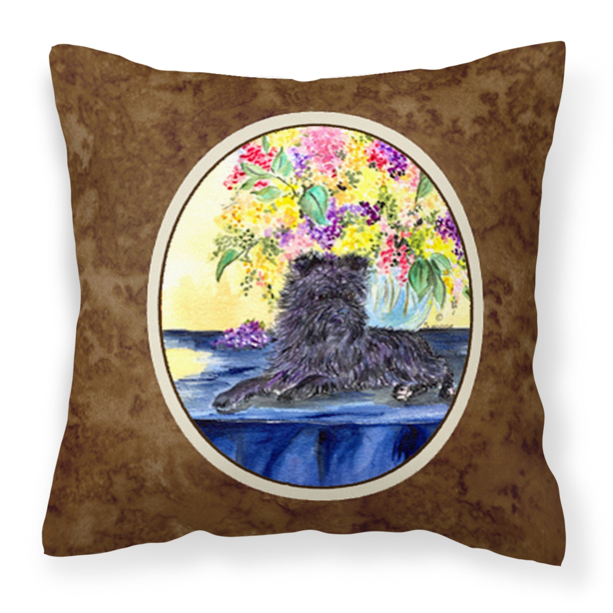 Carolines Treasures SS8296PW1414 Affenpinscher Decorative Canvas Fabric Pillow, Large, Multicolor