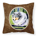 Carolines Treasures SS8305PW1414 Sheltie Decorative Canvas Fabric Pillow, Large, Multicolor