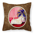 Carolines Treasures SS8306PW1414 Scottish Terrier Decorative Canvas Fabric Pillow, Large, Multicolor