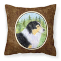 Carolines Treasures SS8316PW1414 Australian Shepherd Decorative Canvas Fabric Pillow, Large, Multicolor