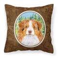 Carolines Treasures SS8317PW1414 Australian Shepherd Decorative Canvas Fabric Pillow, Large, Multicolor