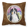 Carolines Treasures SS8336PW1414 Bernese Mountain Dog Decorative Canvas Fabric Pillow, Large, Multicolor