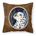 Carolines Treasures SS8370PW1414 Starry Night Dalmatian Decorative Canvas Fabric Pillow, Large, Multicolor