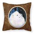 Carolines Treasures SS8376PW1414 Starry Night Samoyed Decorative Canvas Fabric Pillow, Large, Multicolor