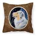 Carolines Treasures SS8382PW1414 Starry Night Australian Shepherd Fabric Pillow, Large, Multicolor