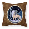 Carolines Treasures SS8390PW1414 Starry Night Chinese Crested Fabric Pillow, Large, Multicolor