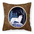 Carolines Treasures SS8400PW1414 Starry Night Siberian Husky Fabric Pillow, Large, Multicolor