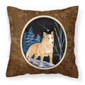 Carolines Treasures SS8407PW1414 Starry Night Australian Cattle Dog Fabric Pillow, Large, Multicolor
