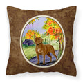 Carolines Treasures SS8427PW1414 Chesapeake Bay Retriever Decorative Canvas Fabric Pillow, Large, Multicolor