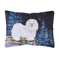 Carolines Treasures Starry Night Coton De Tulear Decorative Canvas Fabric Pillow, Large, Multicolor
