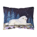 Carolines Treasures Starry Night Great Pyrenees Decorative Canvas Fabric Pillow, Large, Multicolor