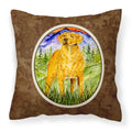 Carolines Treasures SS8449PW1414 Chesapeake Bay Retriever Decorative Canvas Fabric Pillow, Large, Multicolor