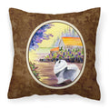 Carolines Treasures SS8452PW1414 Keeshond Decorative Canvas Fabric Pillow, Large, Multicolor