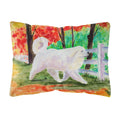 Carolines Treasures SS8472PW1216 Great Pyrenees Decorative Canvas Fabric Pillow, Large, Multicolor