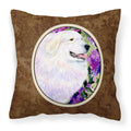 Carolines Treasures SS8474PW1414 Great Pyrenees Decorative Canvas Fabric Pillow, Large, Multicolor
