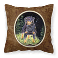 Carolines Treasures SS8475PW1414 Starry Night Rottweiler Decorative Canvas Fabric Pillow, Large, Multicolor