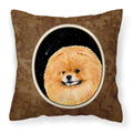 Carolines Treasures SS8481PW1414 Starry Night Pomeranian Decorative Canvas Fabric Pillow, Large, Multicolor