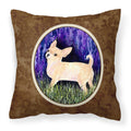 Carolines Treasures SS8514PW1414 Starry Night Chihuahua Decorative Canvas Fabric Pillow, Large, Multicolor