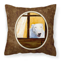 Carolines Treasures SS8542PW1414 Bull Terrier Decorative Canvas Fabric Pillow, Large, Multicolor
