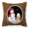 Carolines Treasures SS8573PW1414 Australian Shepherd Decorative Canvas Fabric Pillow, Large, Multicolor