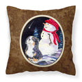 Carolines Treasures SS8575PW1414 Bernese Mountain Dog Decorative Canvas Fabric Pillow, Large, Multicolor