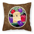 Carolines Treasures SS8581PW1414 Golden Retriever Decorative Canvas Fabric Pillow, Large, Multicolor