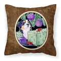 Carolines Treasures SS8582PW1414 Bernese Mountain Dog Decorative Canvas Fabric Pillow, Large, Multicolor