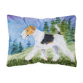 Carolines Treasures SS8599PW1216 Fox Terrier Decorative Canvas Fabric Pillow, Large, Multicolor