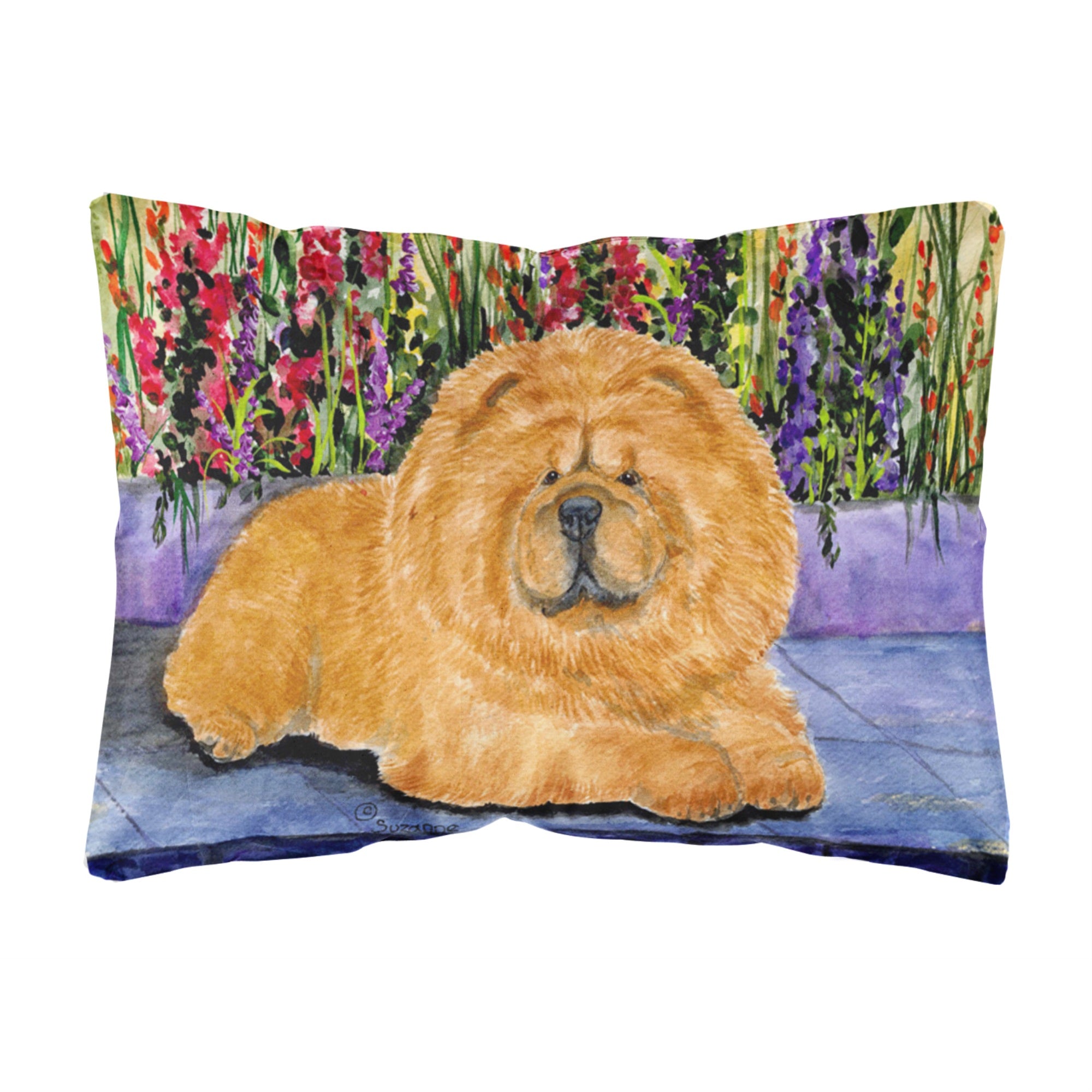 Carolines Treasures SS8601PW1216 Chow Chow Decorative Canvas Fabric Pillow, Large, Multicolor