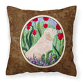 Carolines Treasures SS8610PW1414 Golden Retriever Decorative Canvas Fabric Pillow, Large, Multicolor
