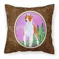 Carolines Treasures SS8611PW1414 Basenji Decorative Canvas Fabric Pillow, Large, Multicolor