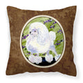 Carolines Treasures SS8620PW1414 Poodle Decorative Canvas Fabric Pillow, Large, Multicolor