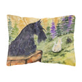 Carolines Treasures SS8634PW1216 Scottish Terrier Decorative Canvas Fabric Pillow, Large, Multicolor