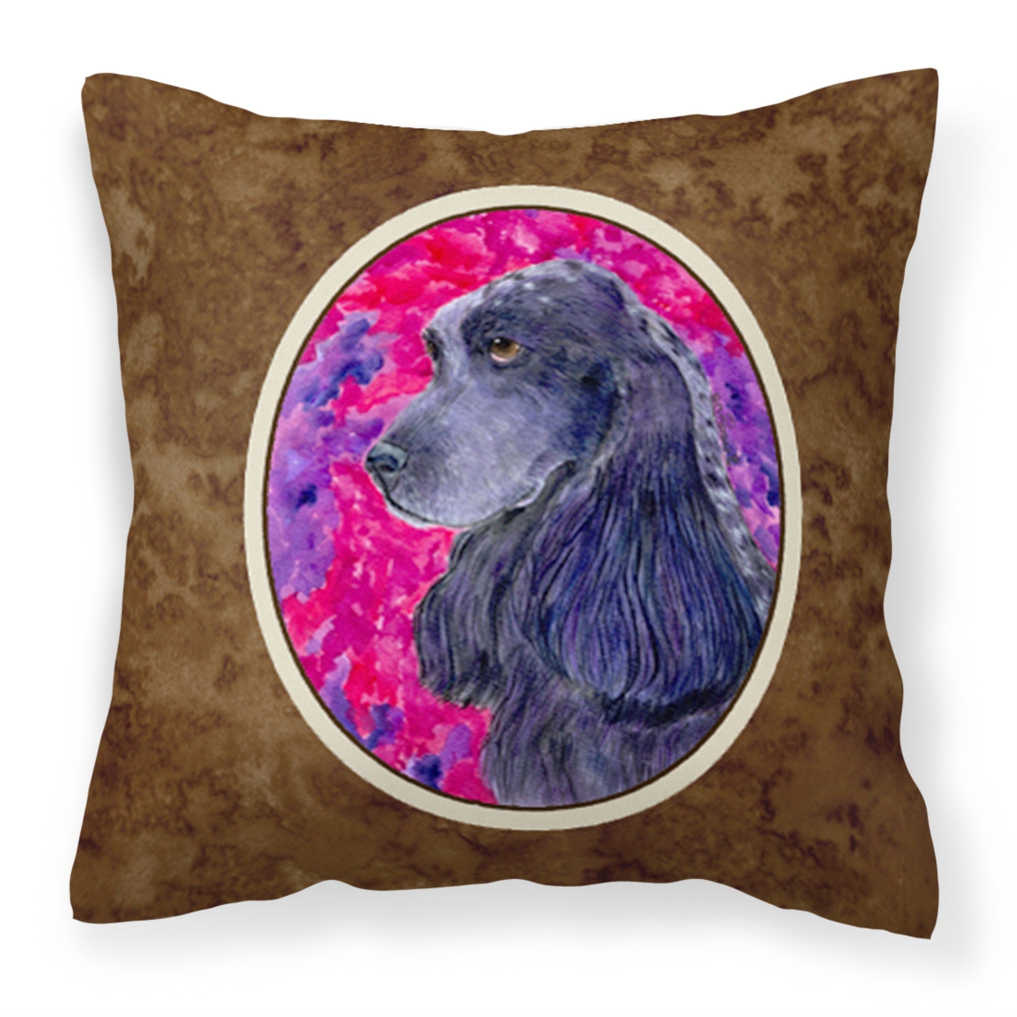 Carolines Treasures SS8659PW1414 Cocker Spaniel Decorative Canvas Fabric Pillow, Large, Multicolor