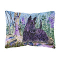 Carolines Treasures SS8666PW1216 Scottish Terrier Decorative Canvas Fabric Pillow, Large, Multicolor