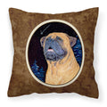Carolines Treasures SS8672PW1414 Bullmastiff Decorative Canvas Fabric Pillow, Large, Multicolor