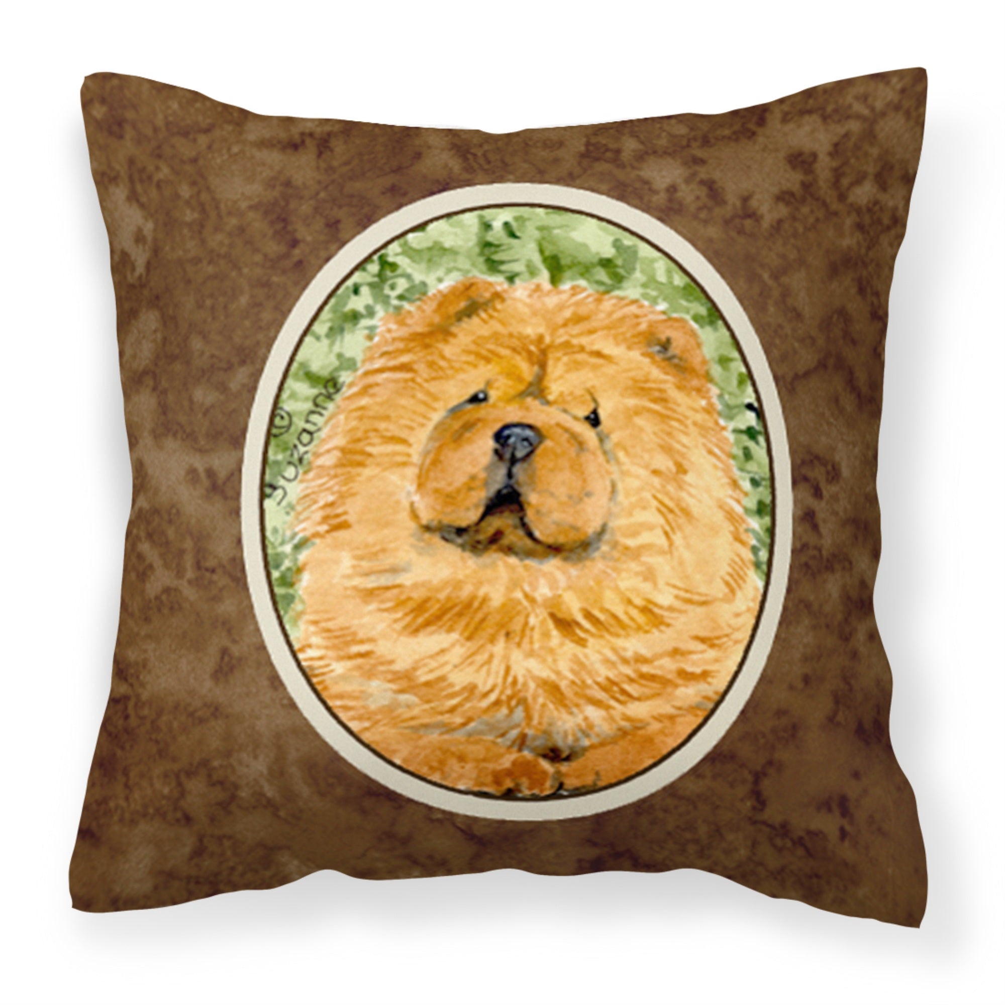Carolines Treasures SS8709PW1414 Chow Chow Decorative Canvas Fabric Pillow, Large, Multicolor