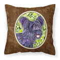 Carolines Treasures SS8718PW1414 Skye Terrier Decorative Canvas Fabric Pillow, Large, Multicolor