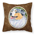 Carolines Treasures SS8736PW1414 Australian Shepherd Decorative Canvas Fabric Pillow, Large, Multicolor
