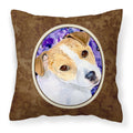 Carolines Treasures SS8740PW1414 Jack Russell Terrier Decorative Canvas Fabric Pillow, Large, Multicolor