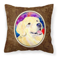 Carolines Treasures SS8753PW1414 Golden Retriever Decorative Canvas Fabric Pillow, Large, Multicolor