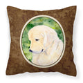 Carolines Treasures SS8757PW1414 Golden Retriever Decorative Canvas Fabric Pillow, Large, Multicolor