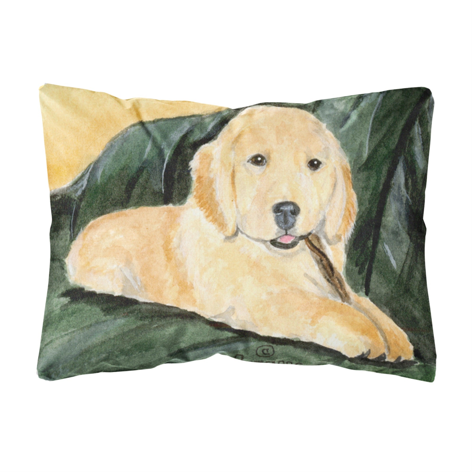 Carolines Treasures SS8761PW1216 Golden Retriever Decorative Canvas Fabric Pillow, Large, Multicolor