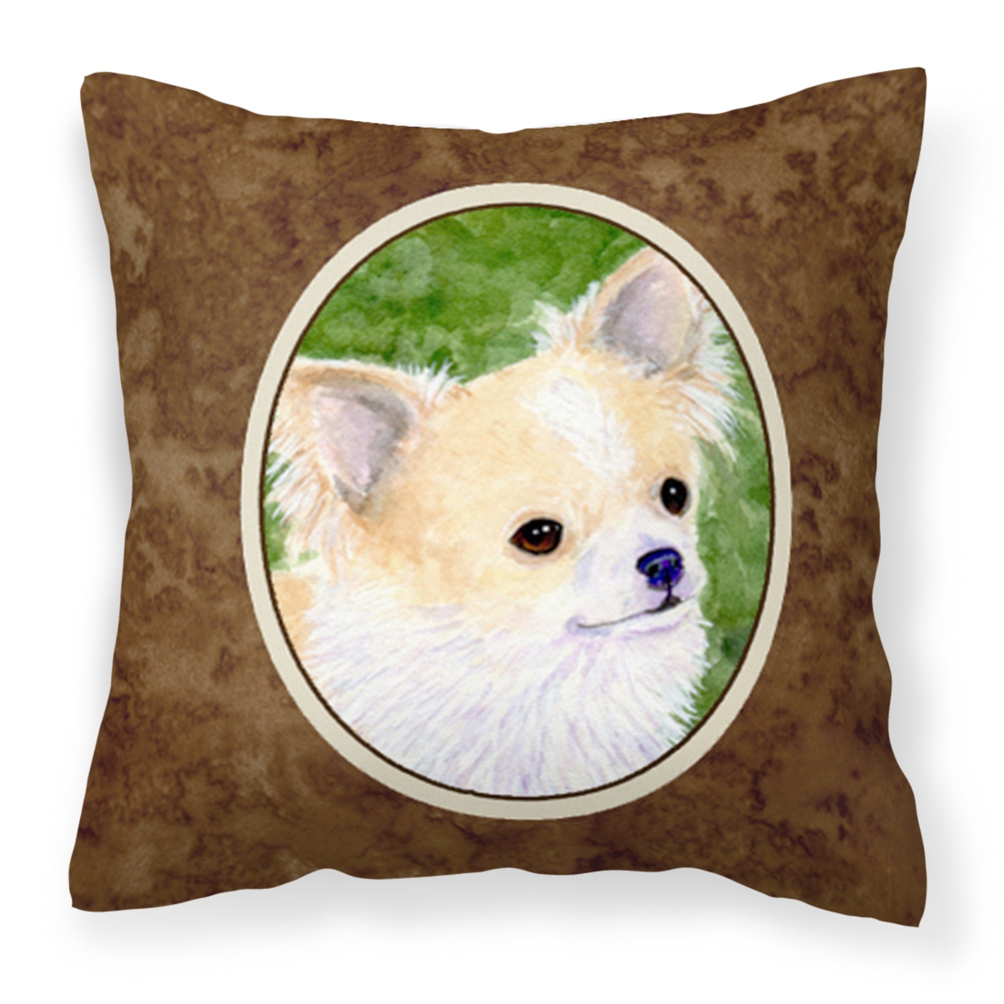 Carolines Treasures SS8788PW1414 Chihuahua Decorative Canvas Fabric Pillow, Large, Multicolor